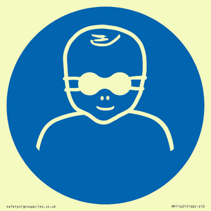 Mandatory: Protect infants eyes with opaque eye protection